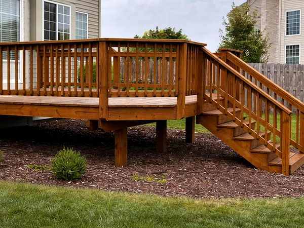 Before composite deck projects - Decks on Point